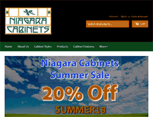 Tablet Screenshot of niagaracabinets.com
